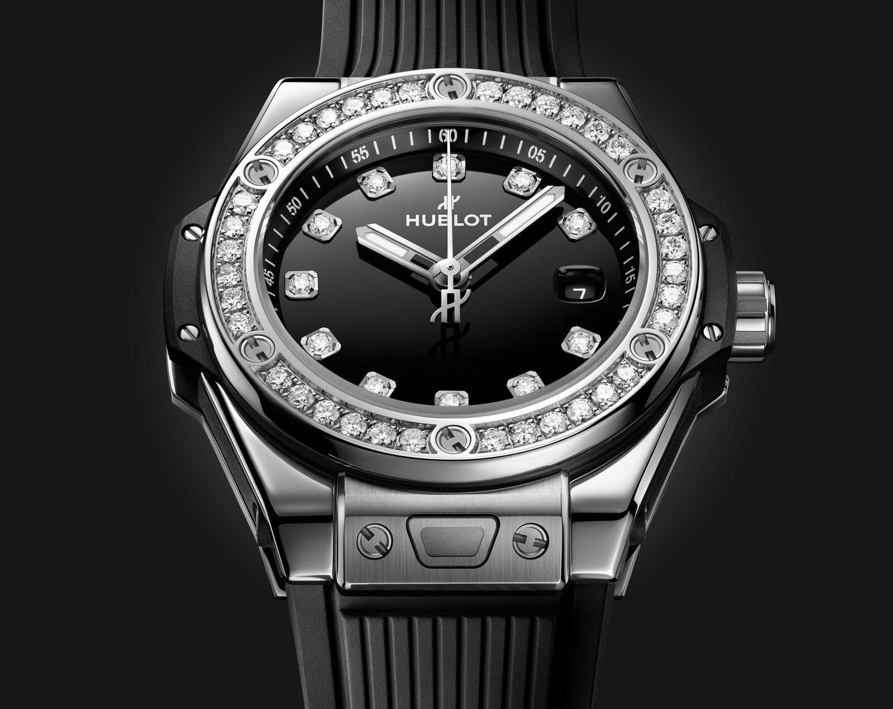 Hublot Big Bang 3-Hands Black Dial 33 mm Automatic Watch For Women - 5