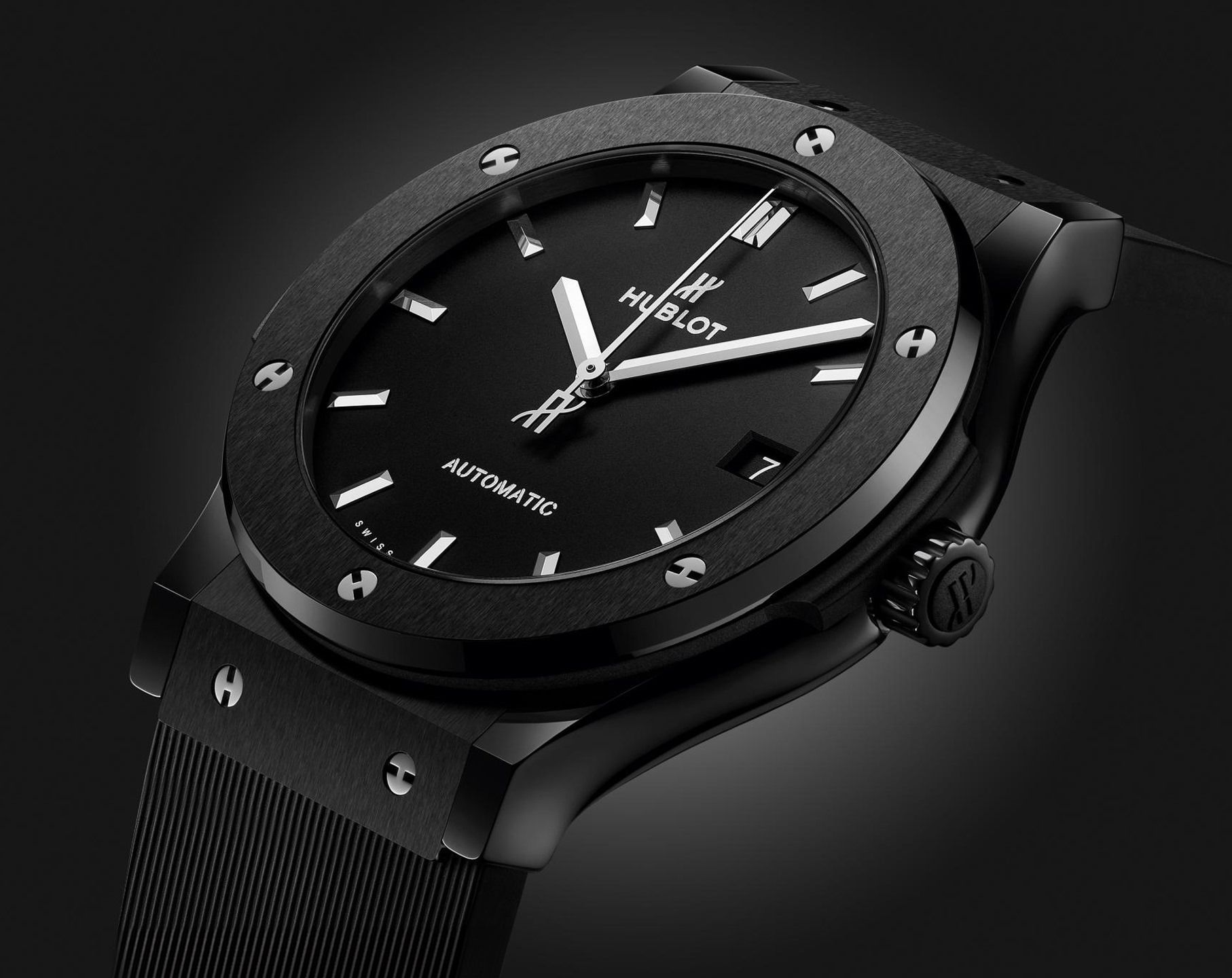 Hublot Classic Fusion 3-Hands Black Dial 45 mm Automatic Watch For Men - 10