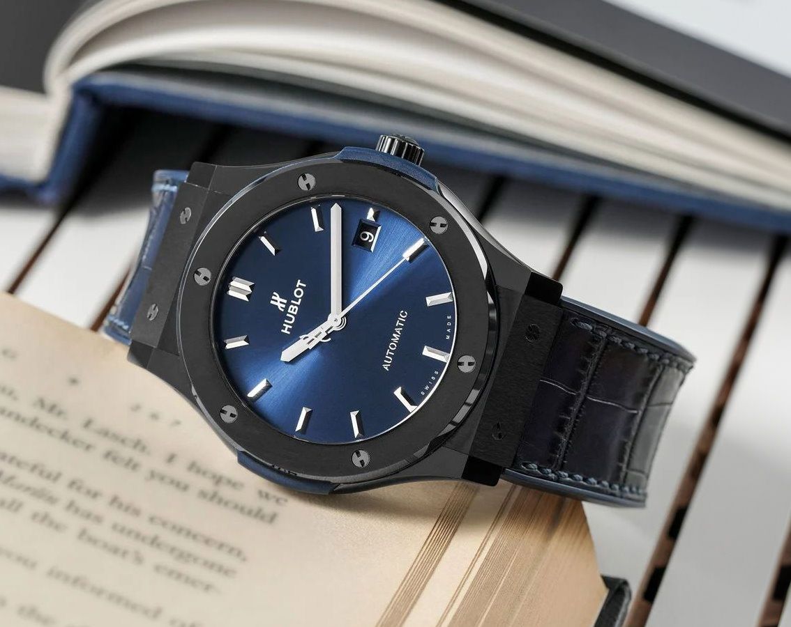 Hublot Classic Fusion 3-Hands Blue Dial 45 mm Automatic Watch For Men - 5