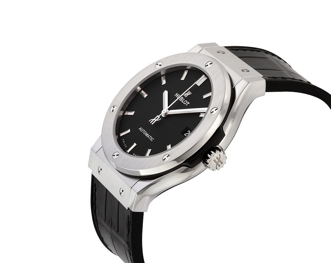 Hublot Classic Fusion 3-Hands Black Dial 45 mm Automatic Watch For Men - 3