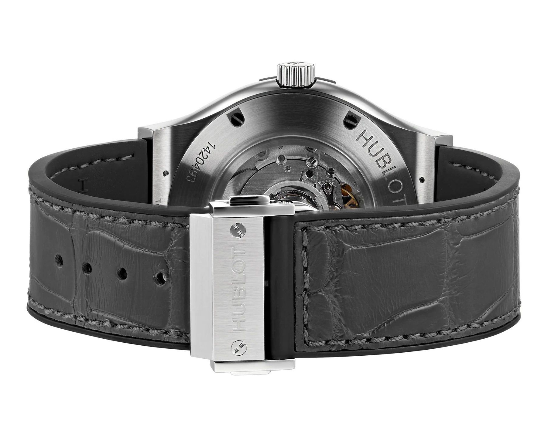 Hublot Classic Fusion 3-Hands Grey Dial 45 mm Automatic Watch For Men - 5