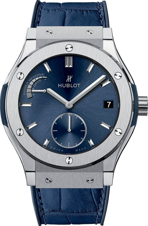 Hublot Classic Fusion  Blue Dial 45 mm Manual Winding Watch For Men - 1
