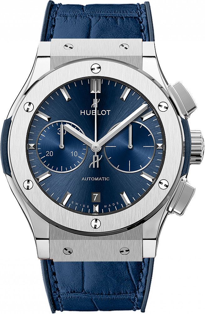 Hublot Chronograph 45 mm Watch in Blue Dial For Men - 1