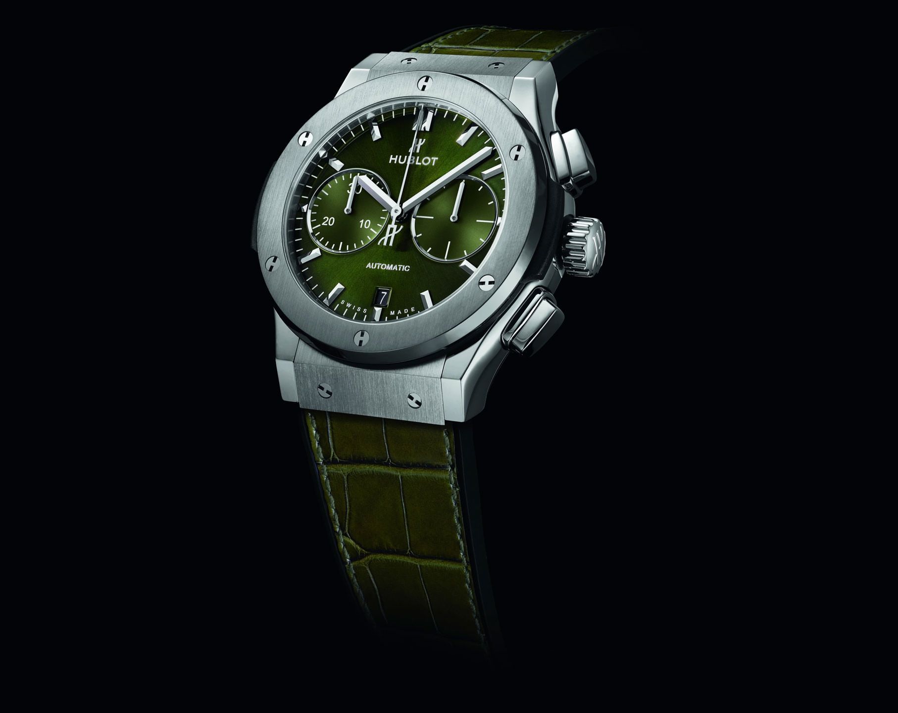 Hublot Classic Fusion Chronograph Green Dial 45 mm Automatic Watch For Men - 4