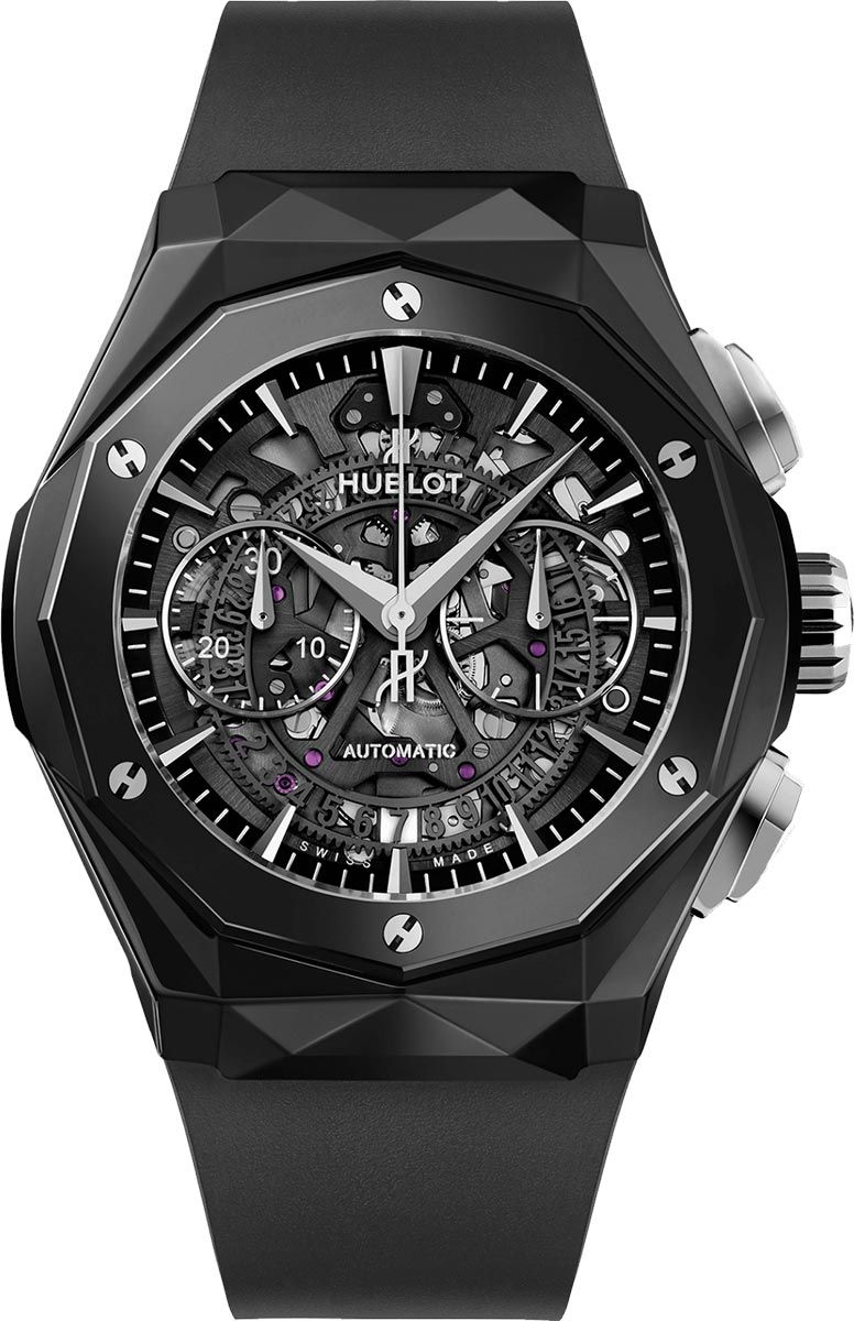 Hublot Classic Fusion Automatic Men Watches in Round case Skeleton Dial