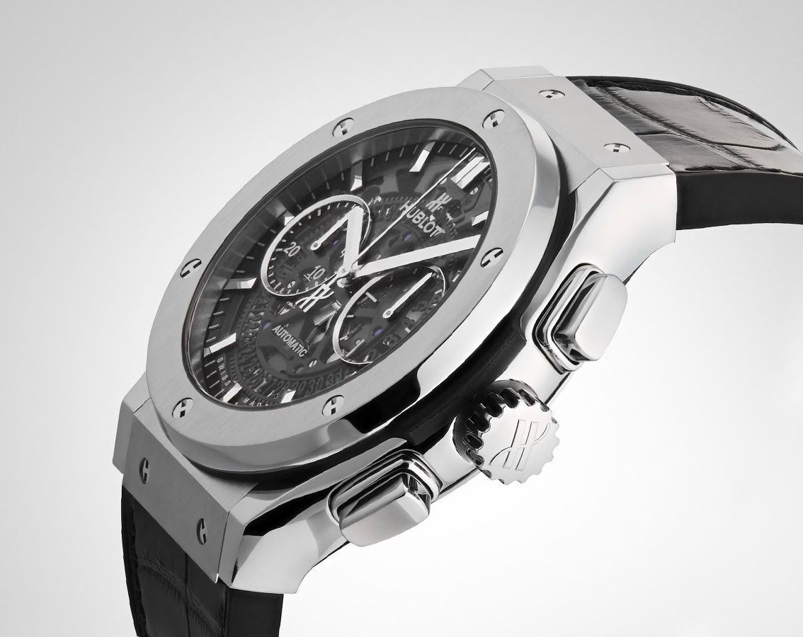 Hublot Classic Fusion Chronograph Skeleton Dial 45 mm Automatic Watch For Men - 2