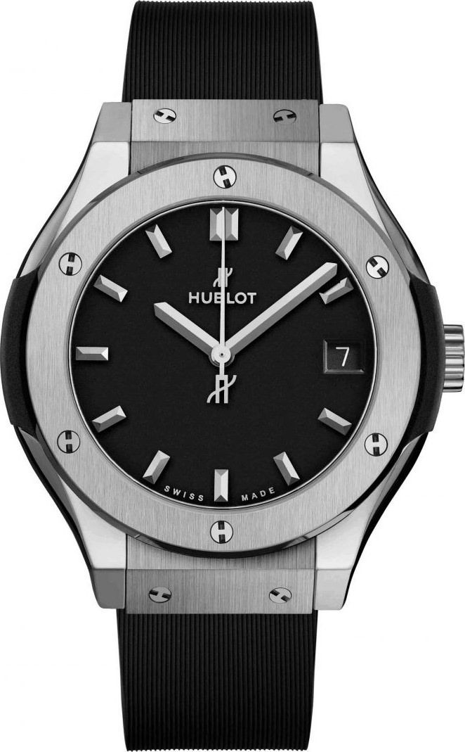 Hublot Classic Fusion 3-Hands Black Dial 42 mm Automatic Watch For Men - 1