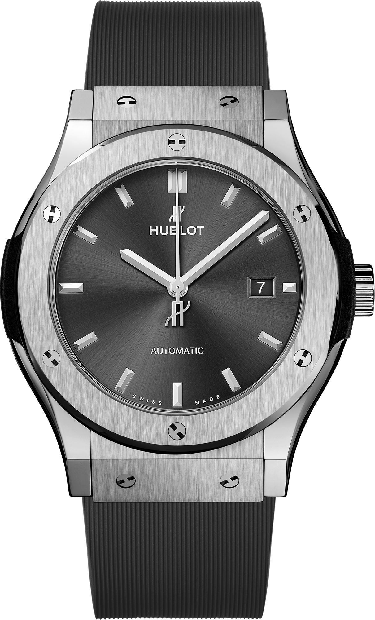 Hublot Classic Fusion 3-Hands Grey Dial 42 mm Automatic Watch For Men - 1