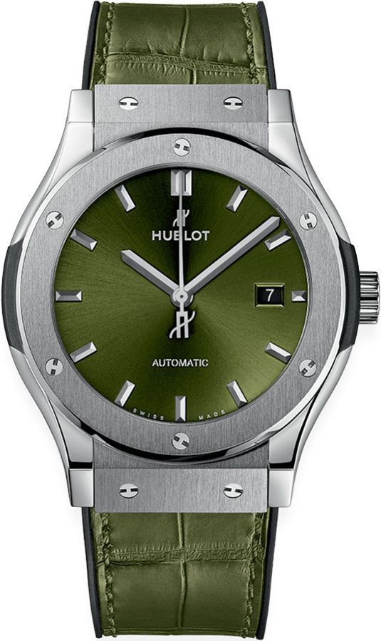 Hublot Classic Fusion 3-Hands Green Dial 42 mm Automatic Watch For Men - 5