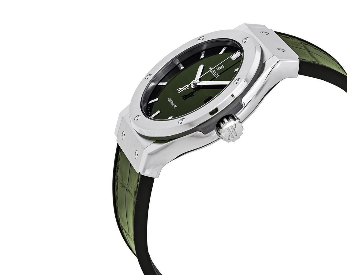 Hublot Classic Fusion 3-Hands Green Dial 42 mm Automatic Watch For Men - 3