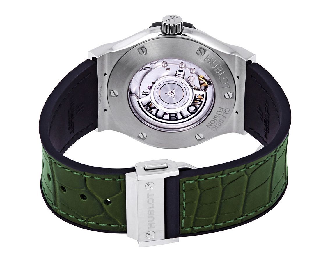 Hublot Classic Fusion 3-Hands Green Dial 42 mm Automatic Watch For Men - 4