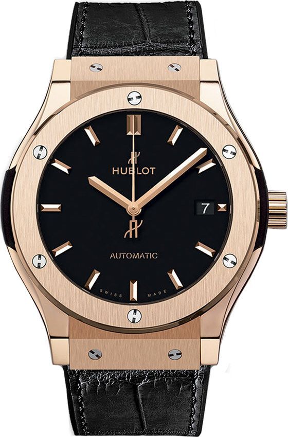 Hublot Classic Fusion 3-Hands Black Dial 42 mm Automatic Watch For Men - 1