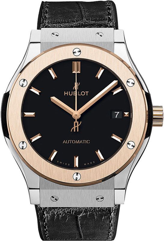 Hublot Classic Fusion 3-Hands Black Dial 38 mm Automatic Watch For Unisex - 1