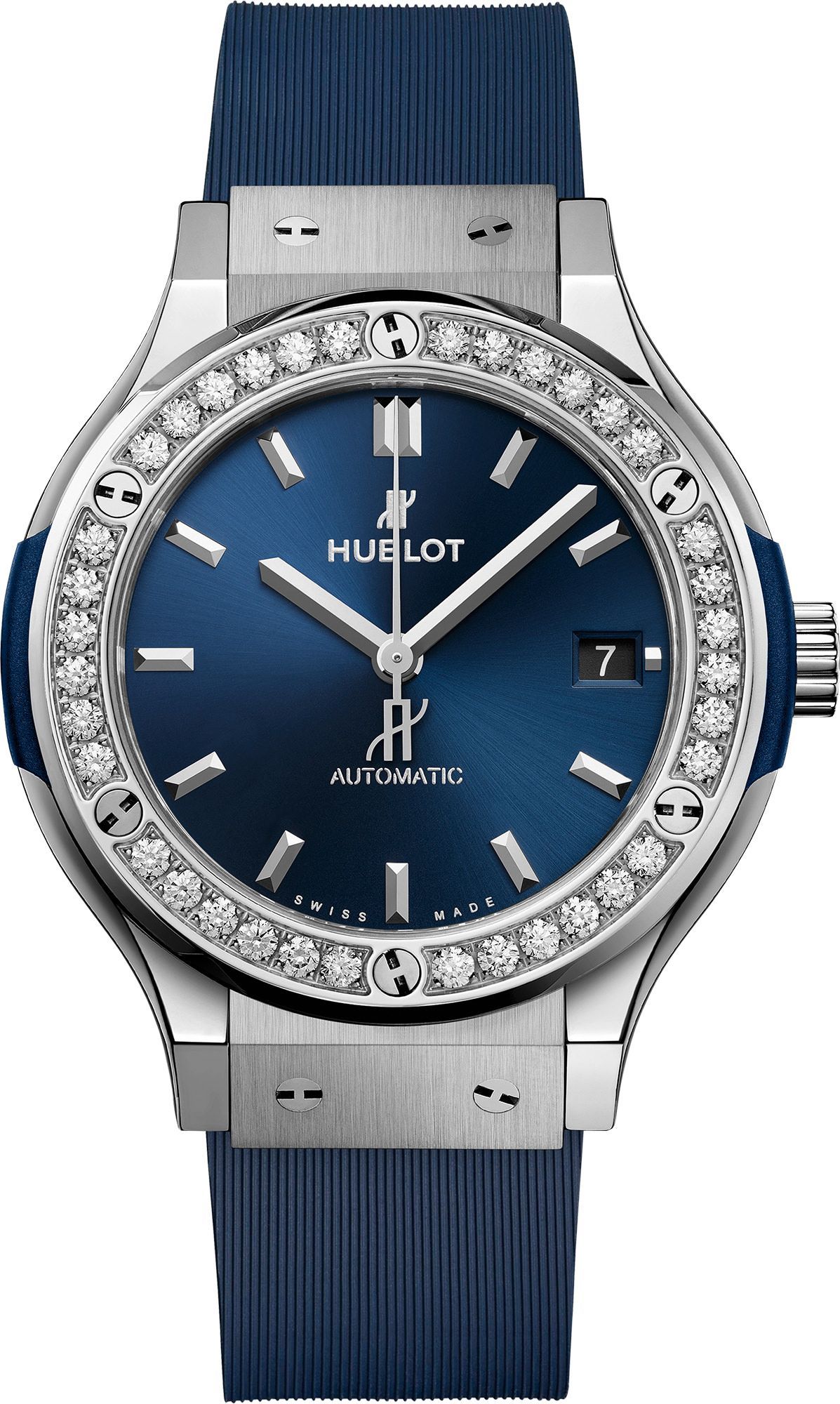 Hublot 3-Hands 38 mm Watch in Blue Dial