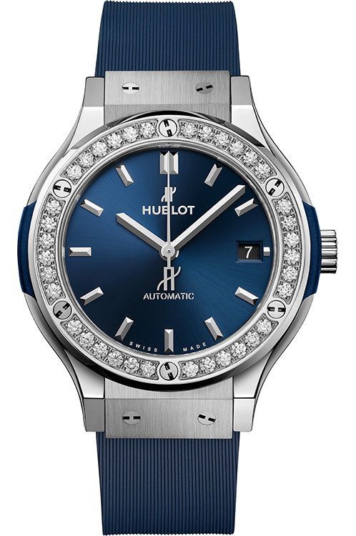 Hublot 3 Hands 38 mm Watch in Blue Dial