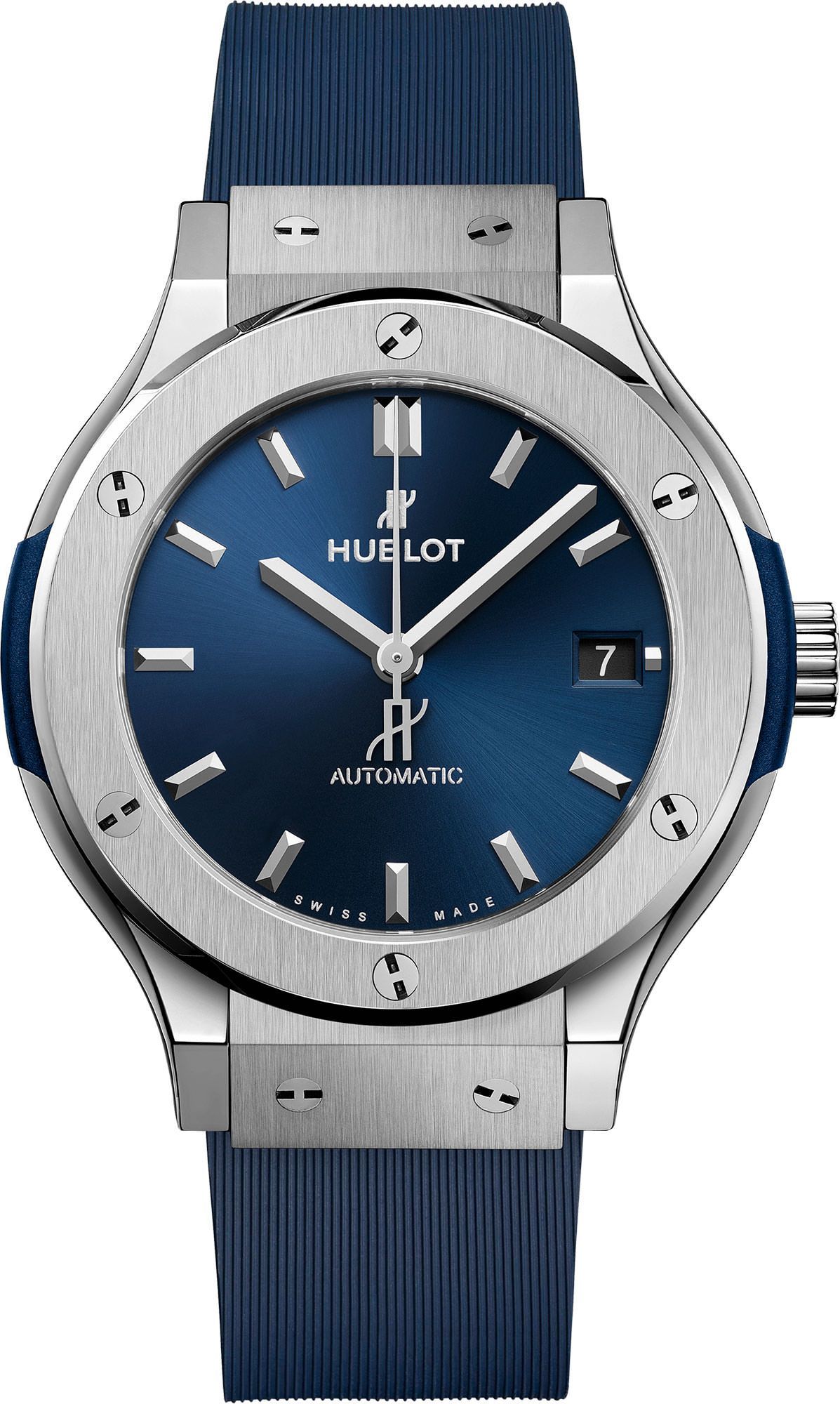 Hublot Classic Fusion 3-Hands Blue Dial 38 mm Automatic Watch For Unisex - 1