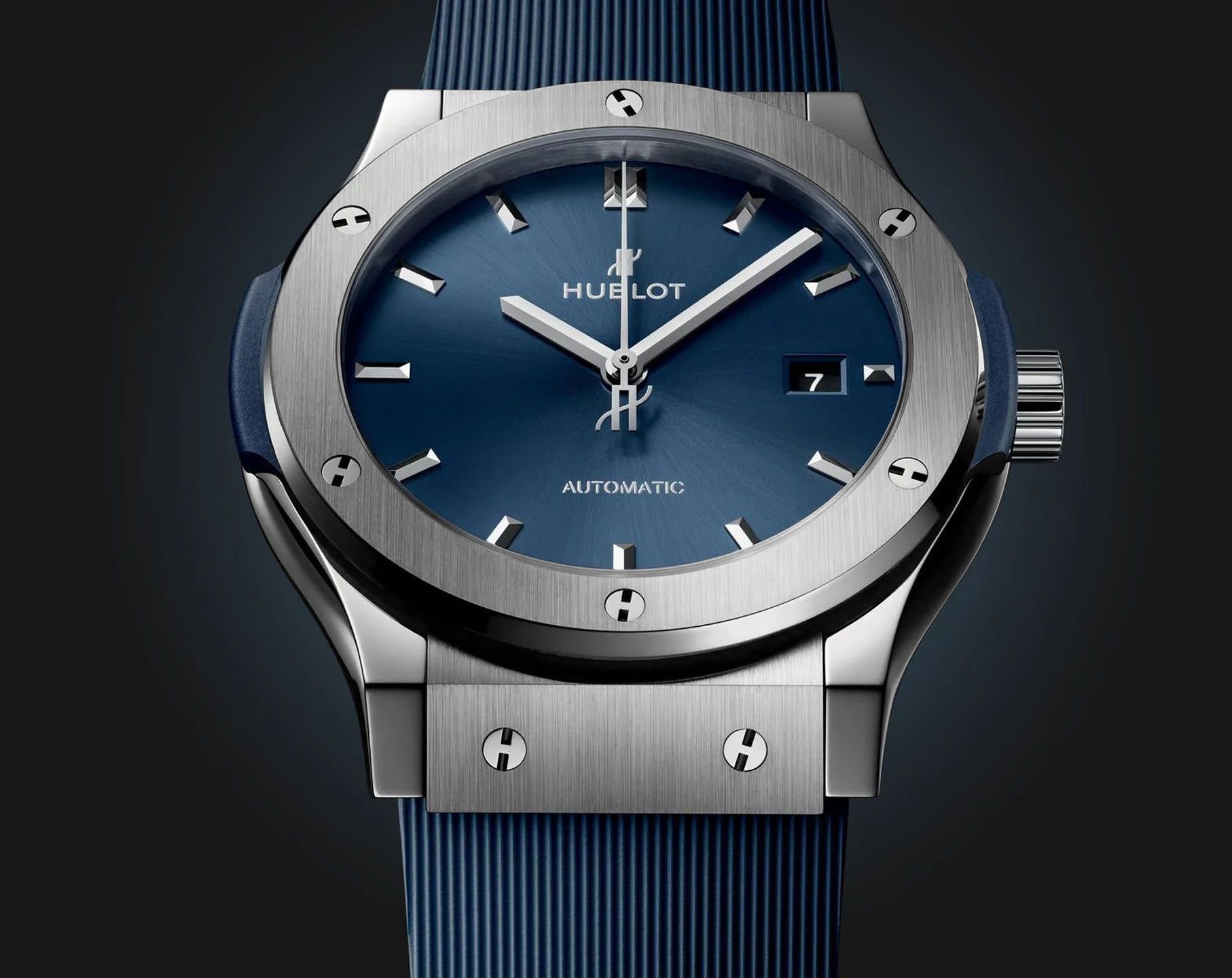 Hublot Classic Fusion 3-Hands Blue Dial 38 mm Automatic Watch For Unisex - 3