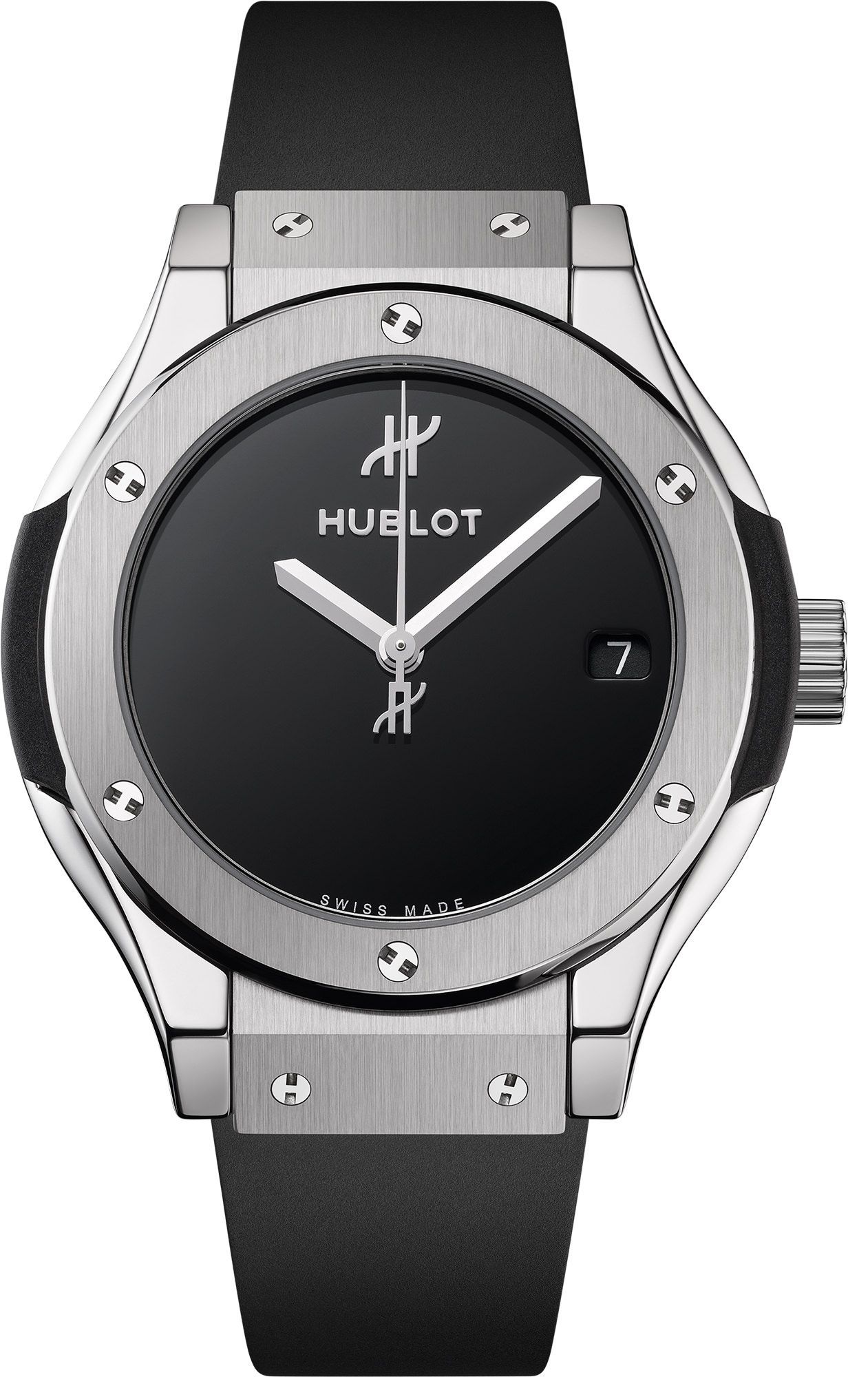 Hublot Classic Fusion 3-Hands Black Dial 33 mm Quartz Watch For Women - 1