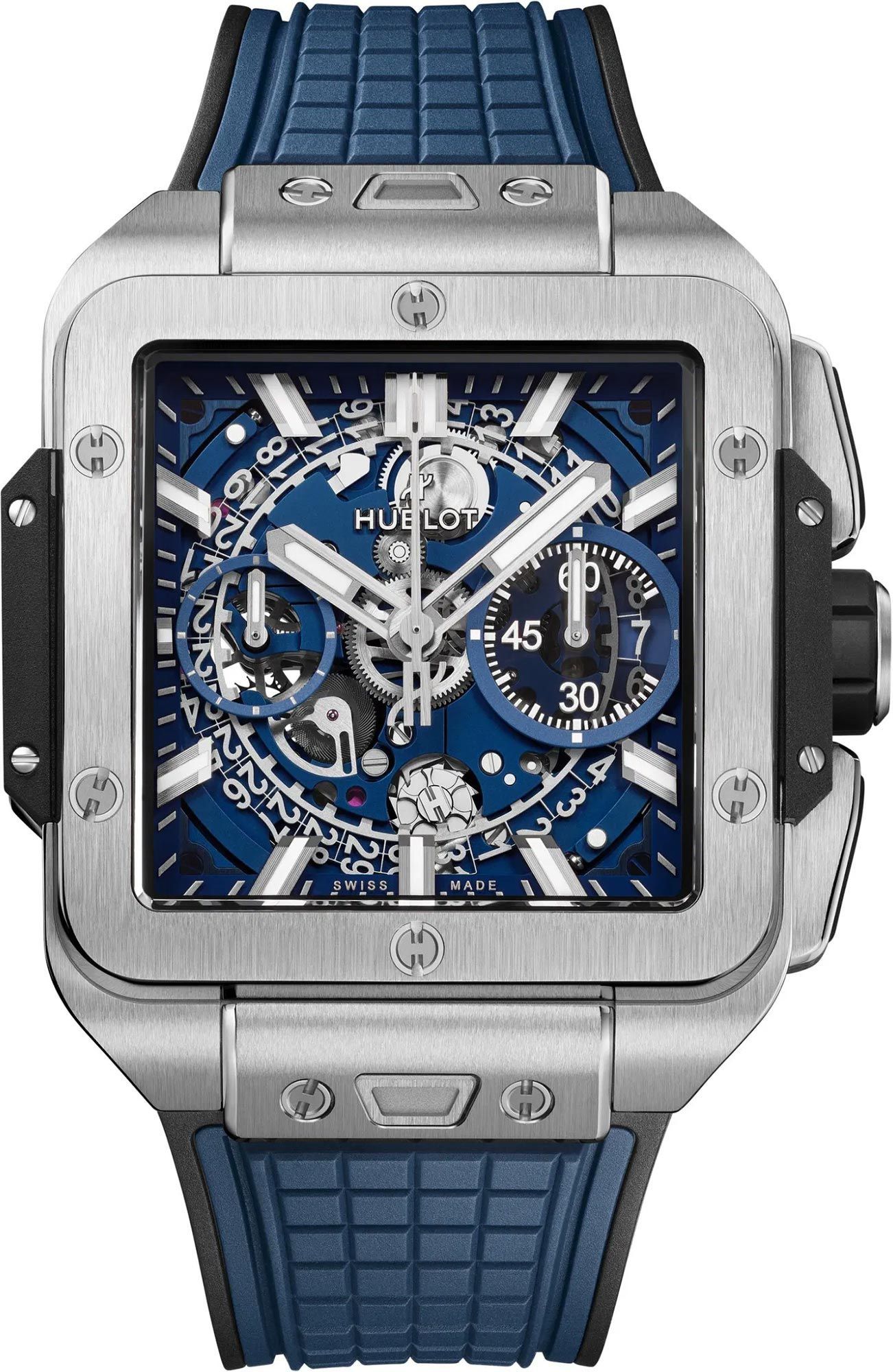 Hublot Shaped Square Bang Skeleton Dial 42 mm Automatic Watch For Men - 1