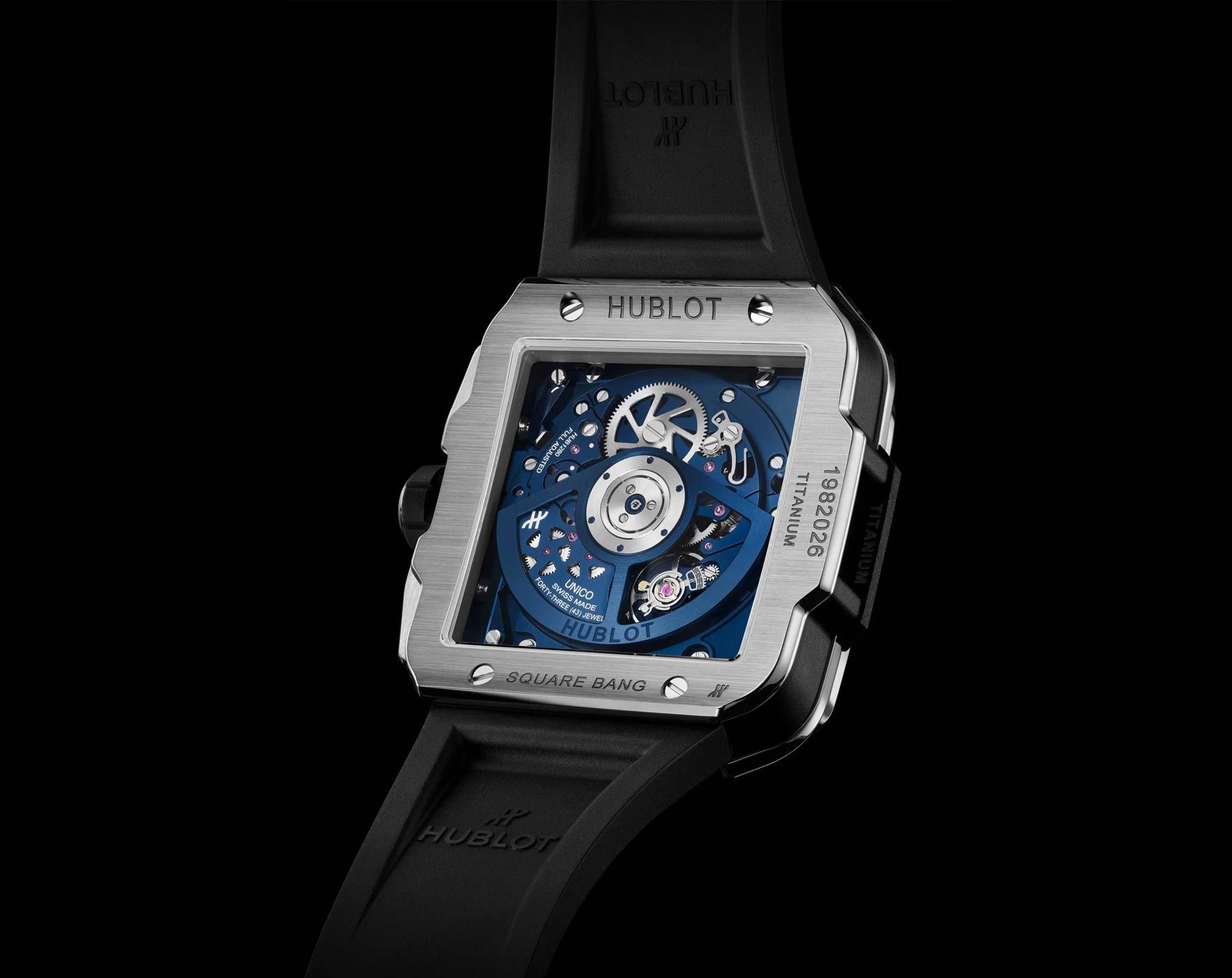 Hublot Shaped Square Bang Skeleton Dial 42 mm Automatic Watch For Men - 2