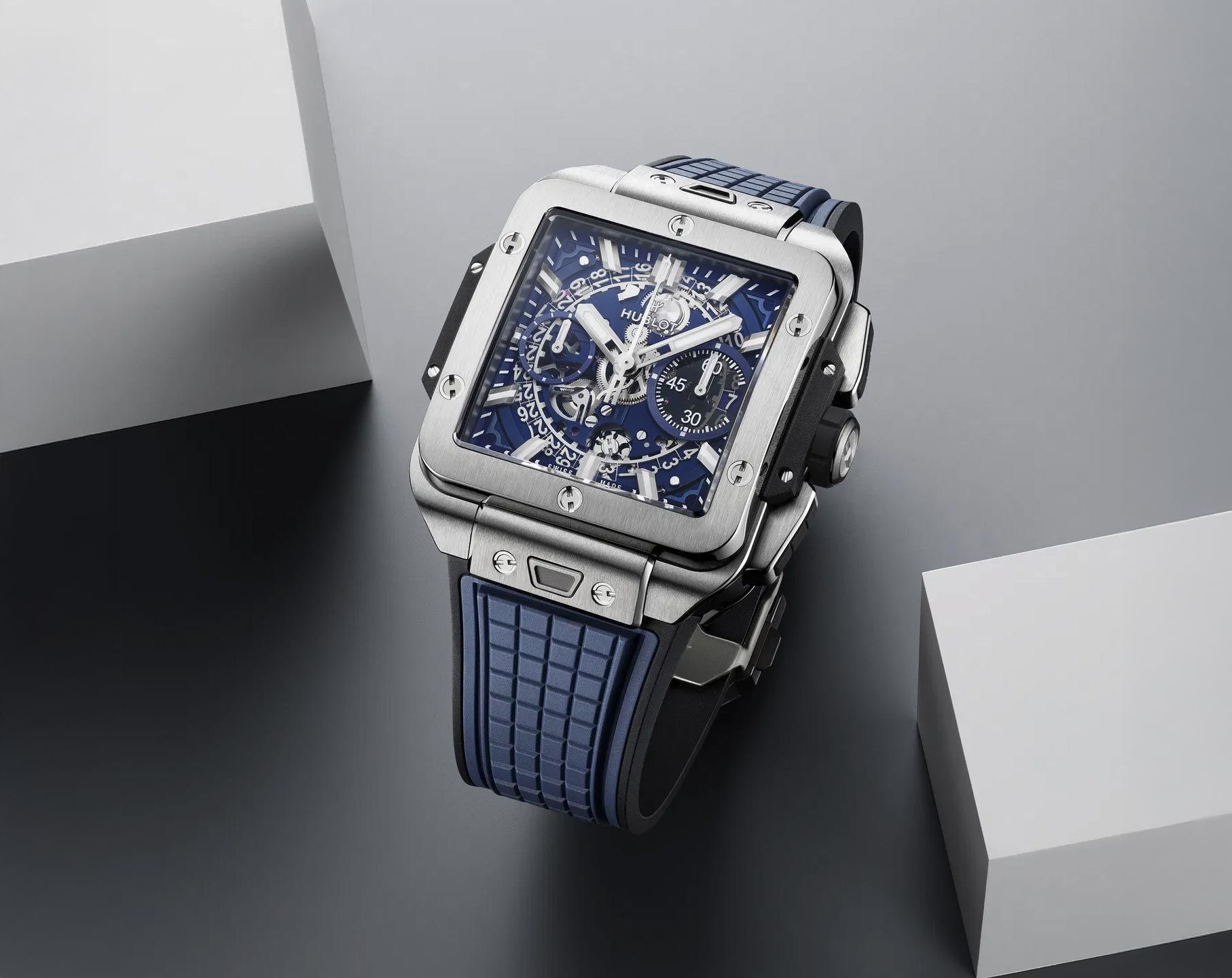 Hublot Shaped Square Bang Skeleton Dial 42 mm Automatic Watch For Men - 4