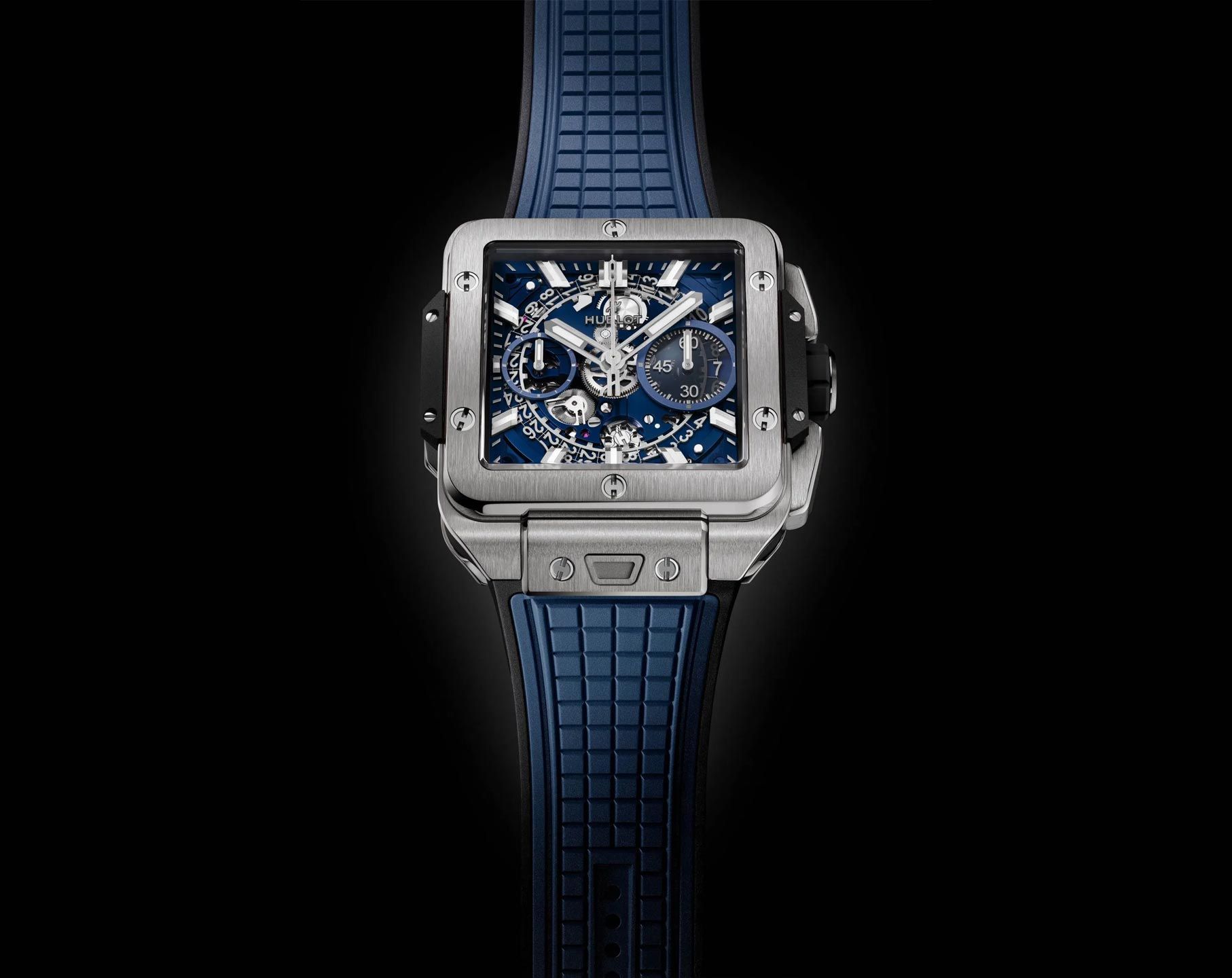 Hublot Shaped Square Bang Skeleton Dial 42 mm Automatic Watch For Men - 6