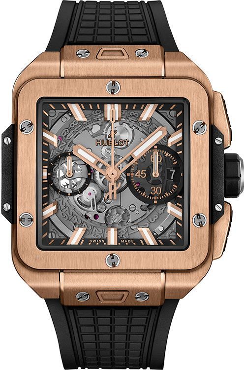 Hublot Square Bang 42 mm Watch in Skeleton Dial