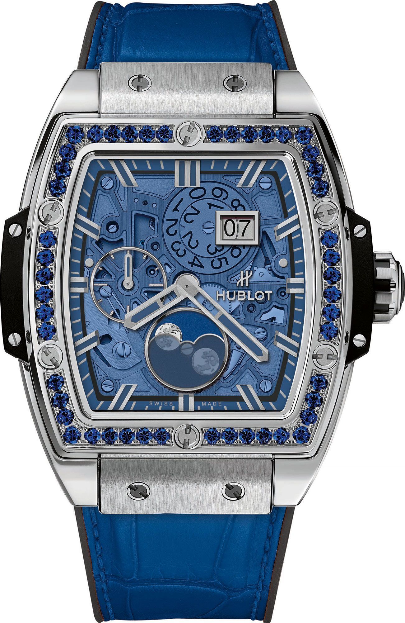 Hublot  Moonphase 42 MM Skeleton Dial 42 mm Automatic Watch For Unisex - 1