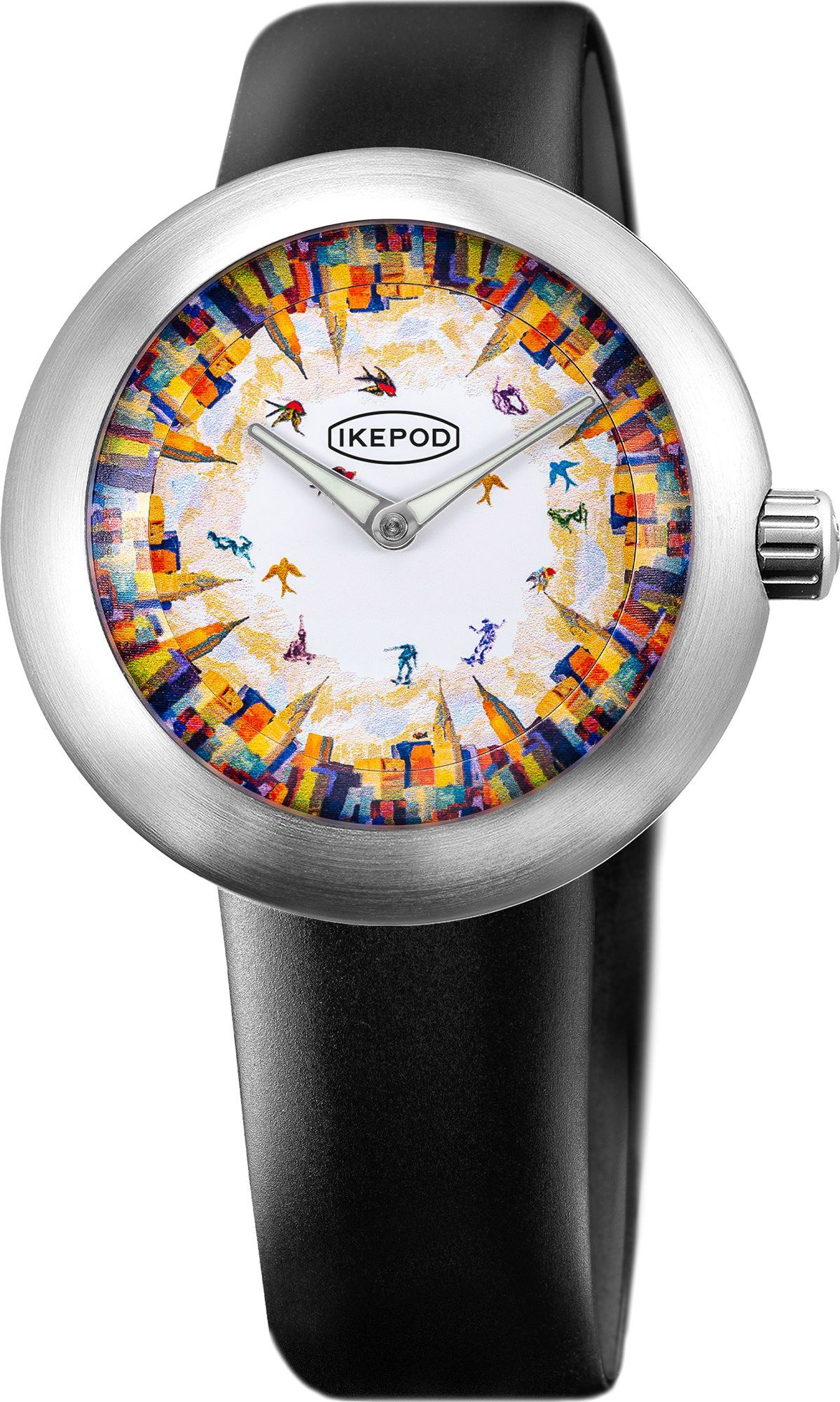 Ikepod  46 mm Watch in Multicolor Dial For Men - 1