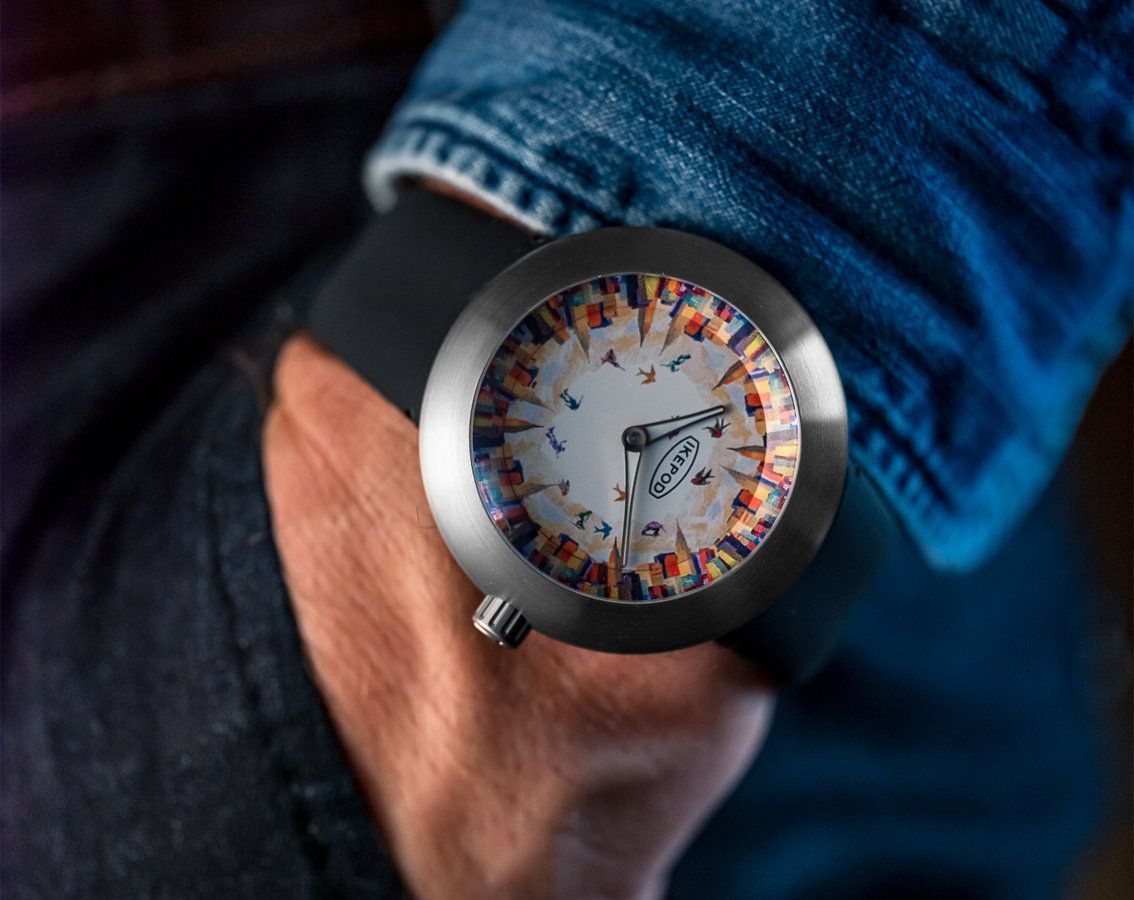 Ikepod  46 mm Watch in Multicolor Dial For Men - 3