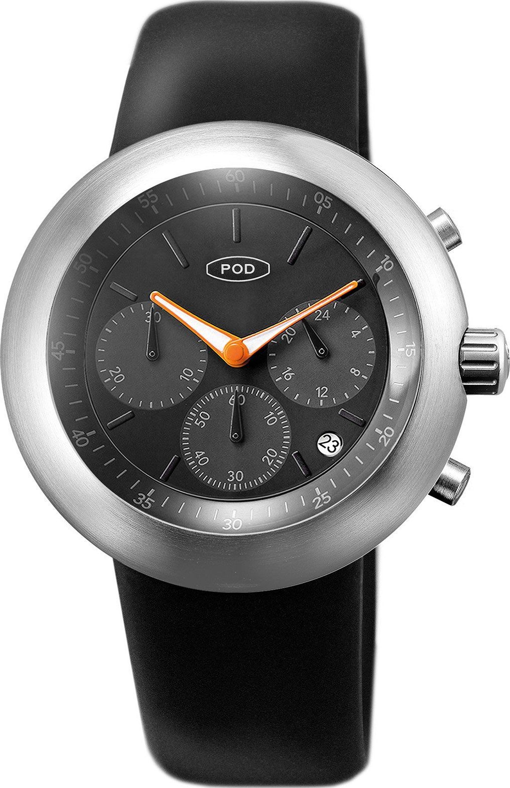 Ikepod Pod  Grey Dial 44 mm Quartz Watch For Men - 1