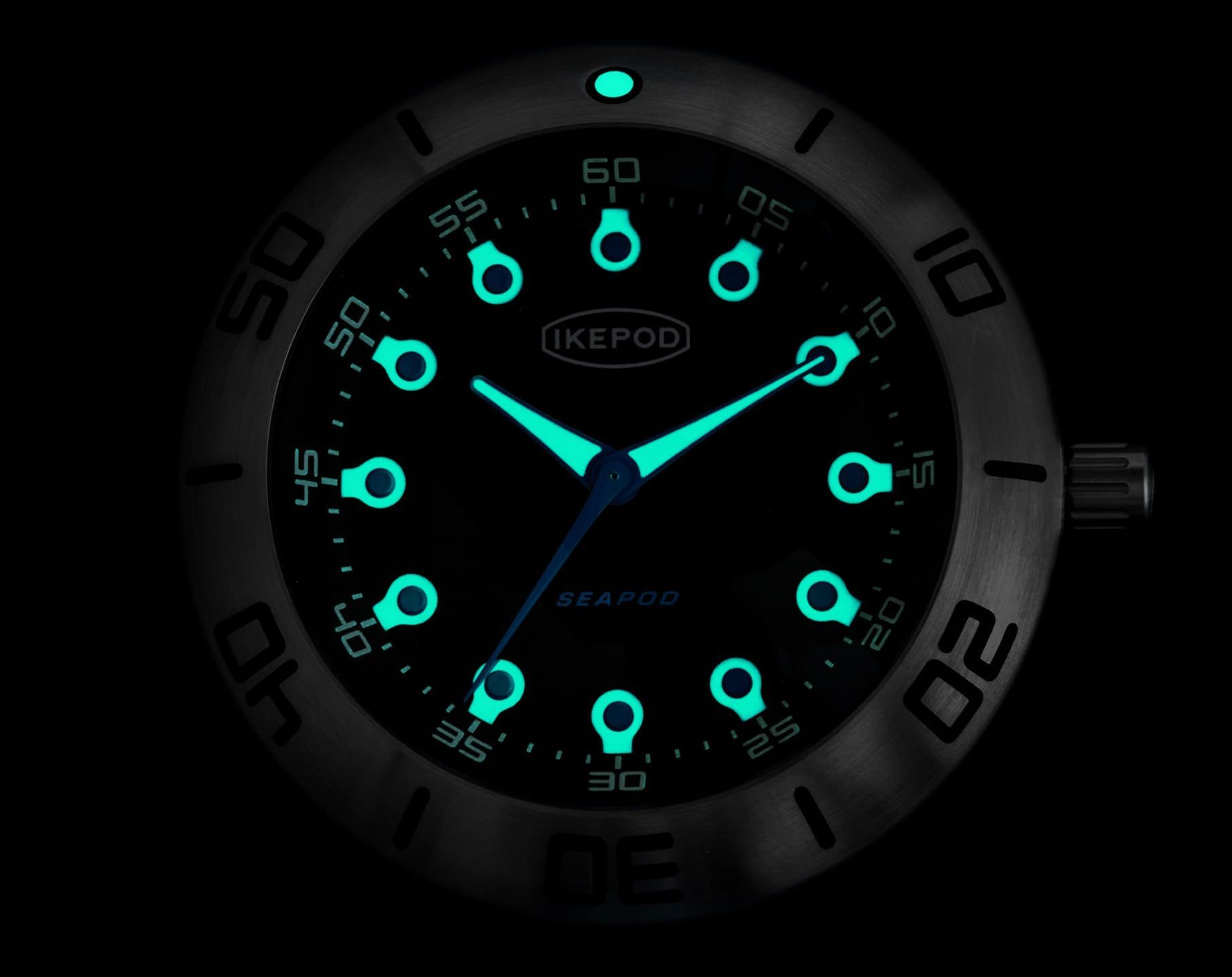 Ikepod  46 mm Watch in Blue Dial For Men - 5