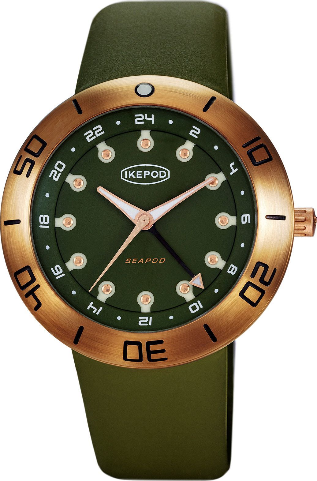 Ikepod  46 mm Watch in Green Dial For Men - 1