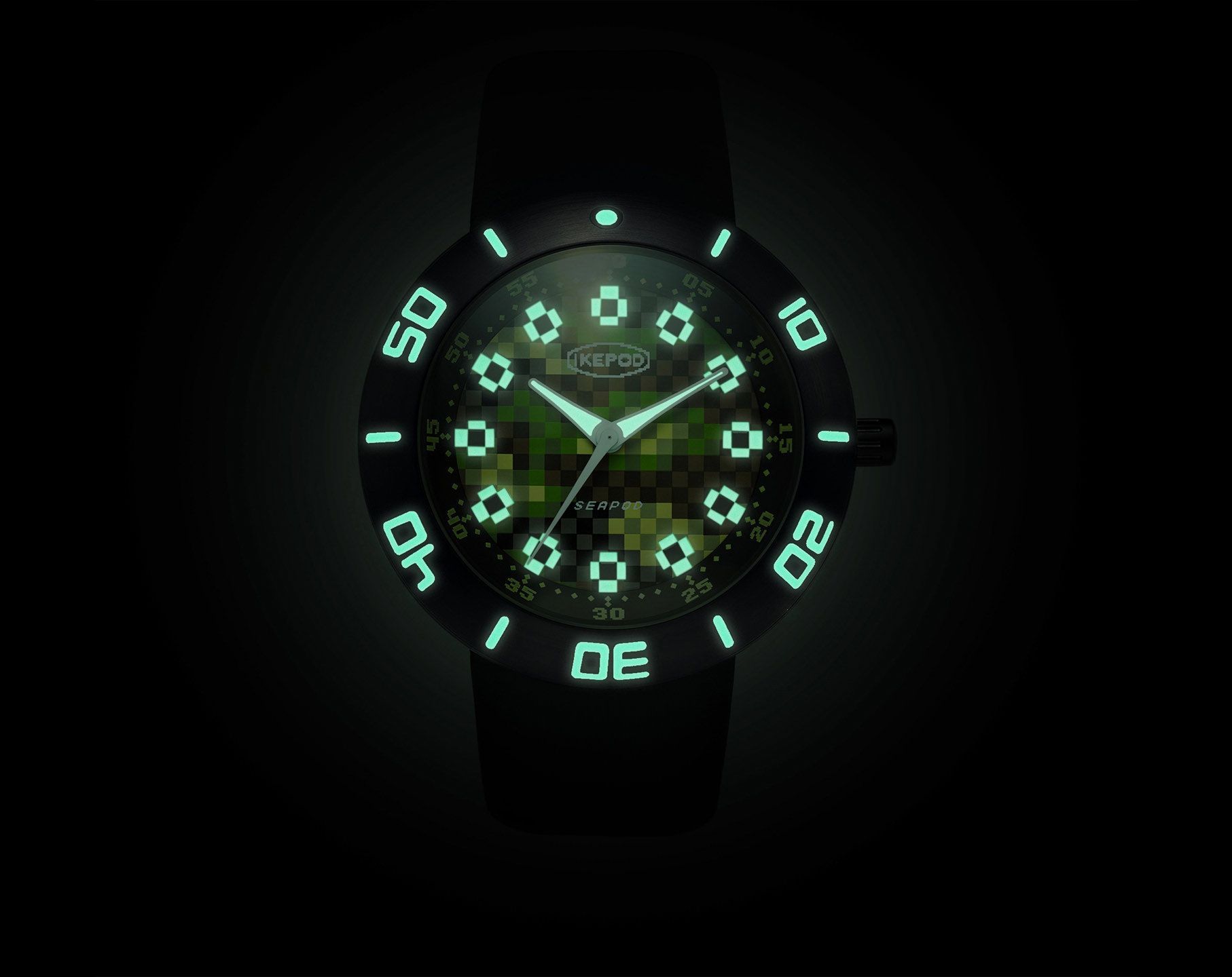 Ikepod Seapod  Khaki Dial 46 mm Automatic Watch For Men - 2