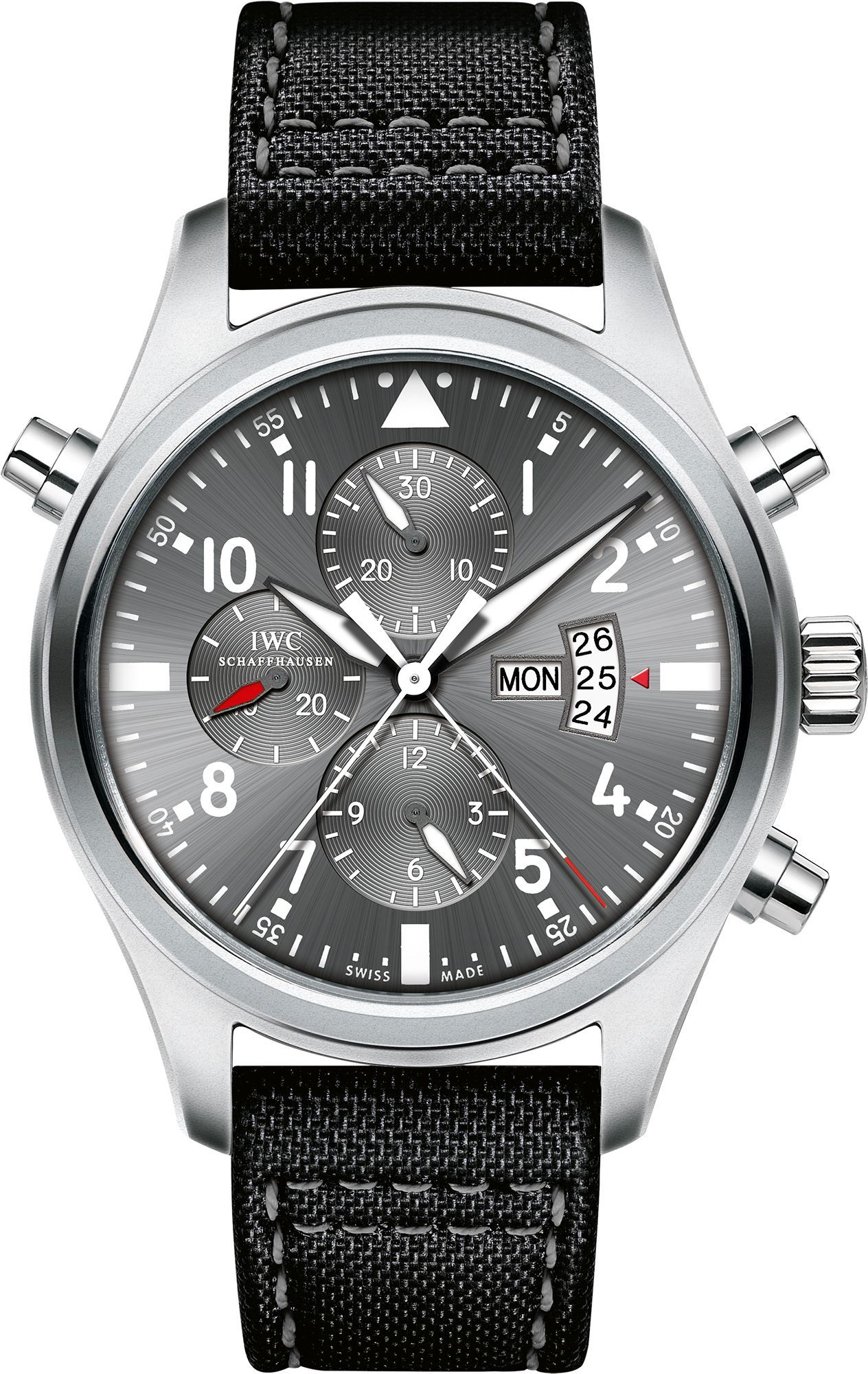 IWC Supermarine Chrono 45 mm Watch in Grey Dial For Men - 1
