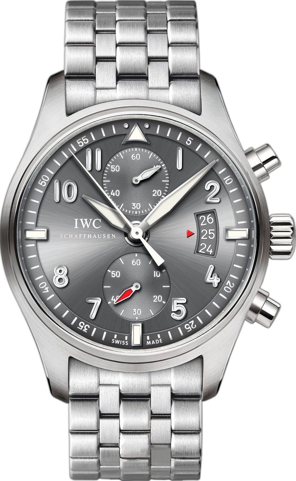 IWC Spitfire 43 mm Watch in Grey Dial For Men - 1