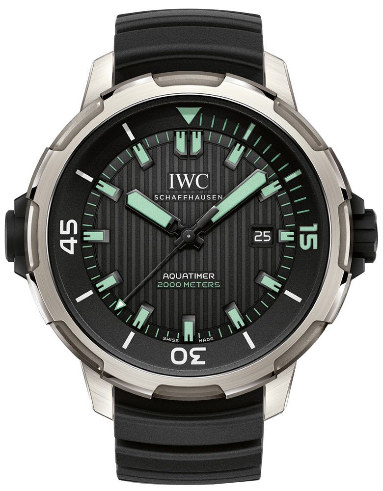 IWC Aquatimer Runabout Automatic Black Dial 46 mm Automatic Watch For Men - 1