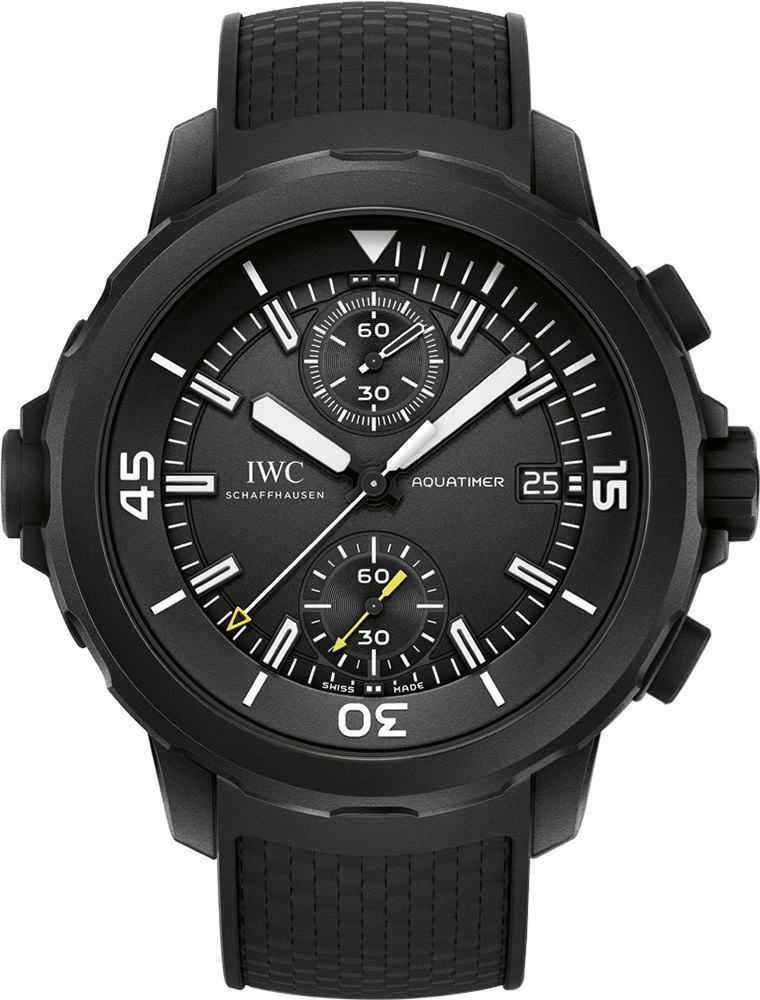 IWC Aquatimer  Black Dial 44 mm Automatic Watch For Men - 1