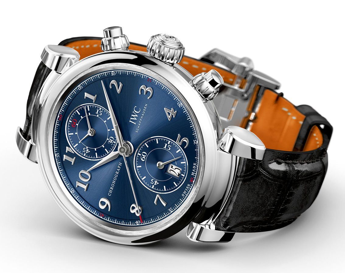 IWC Da Vinci  Blue Dial 42 mm Automatic Watch For Men - 4