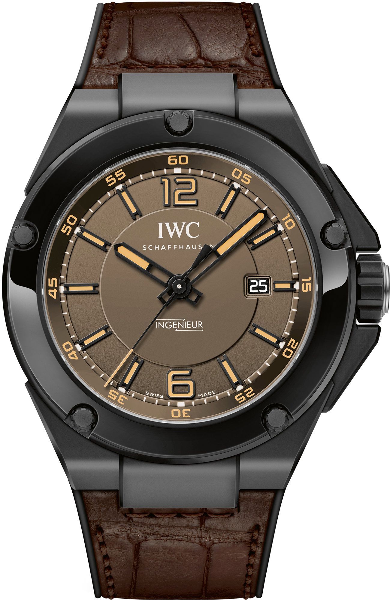 IWC Ingenieur Runabout Automatic Brown Dial 46 mm Automatic Watch For Men - 1