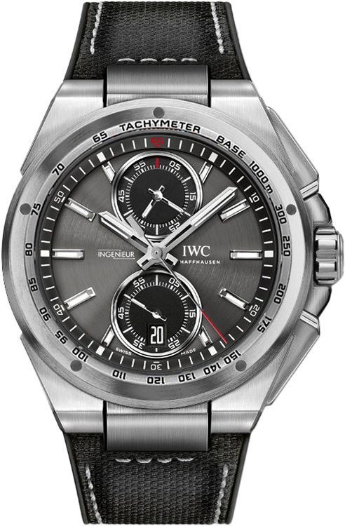 IWC Ingenieur Chronograph Racer Grey Dial 45 mm Automatic Watch For Men - 1