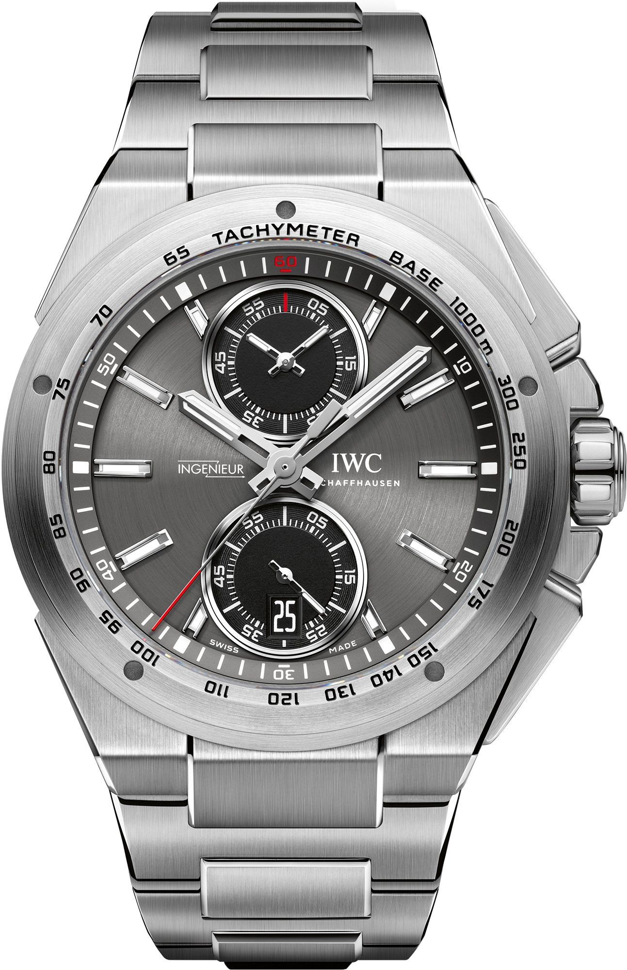 IWC Ingenieur Chronograph Racer Grey Dial 45 mm Automatic Watch For Men - 1