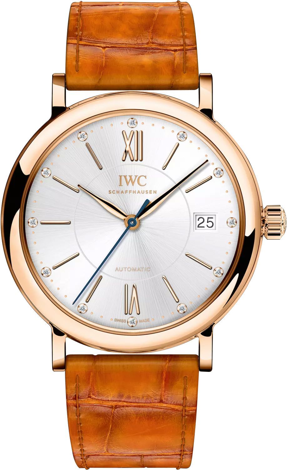 IWC Portofino Runabout Automatic Silver Dial 37 mm Automatic Watch For Women - 1