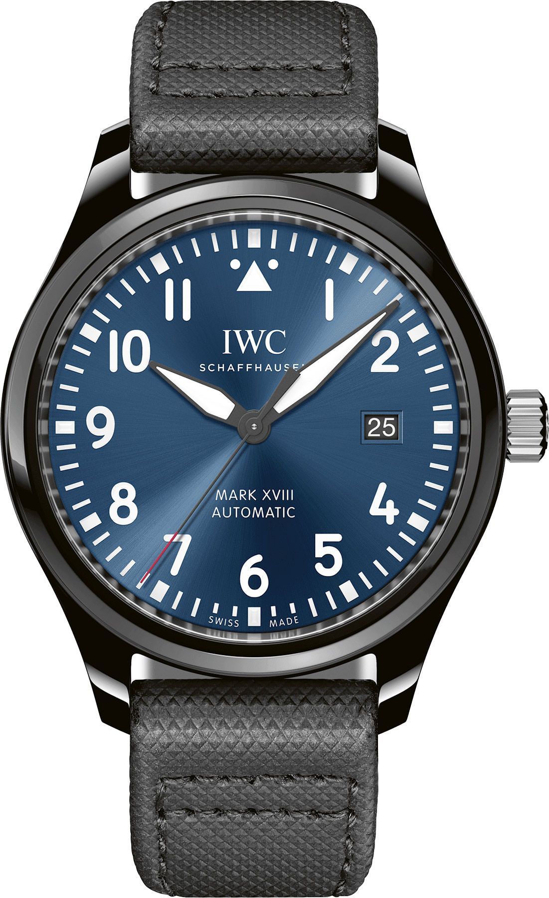 IWC Pilots Mark XVIII Blue Dial 41 mm Automatic Watch For Men - 1