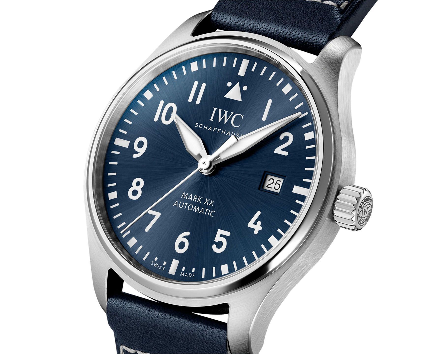 IWC Pilot’s Watches Classic Blue Dial 40 mm Automatic Watch For Men - 2