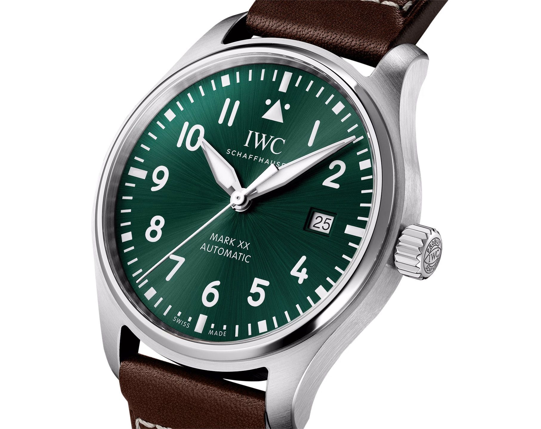 IWC Pilot’s Watches Classic Green Dial 40 mm Automatic Watch For Men - 2