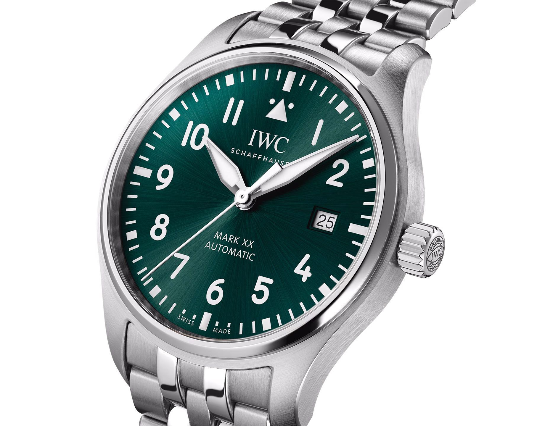 IWC Pilot’s Watches  Green Dial 40 mm Automatic Watch For Men - 3