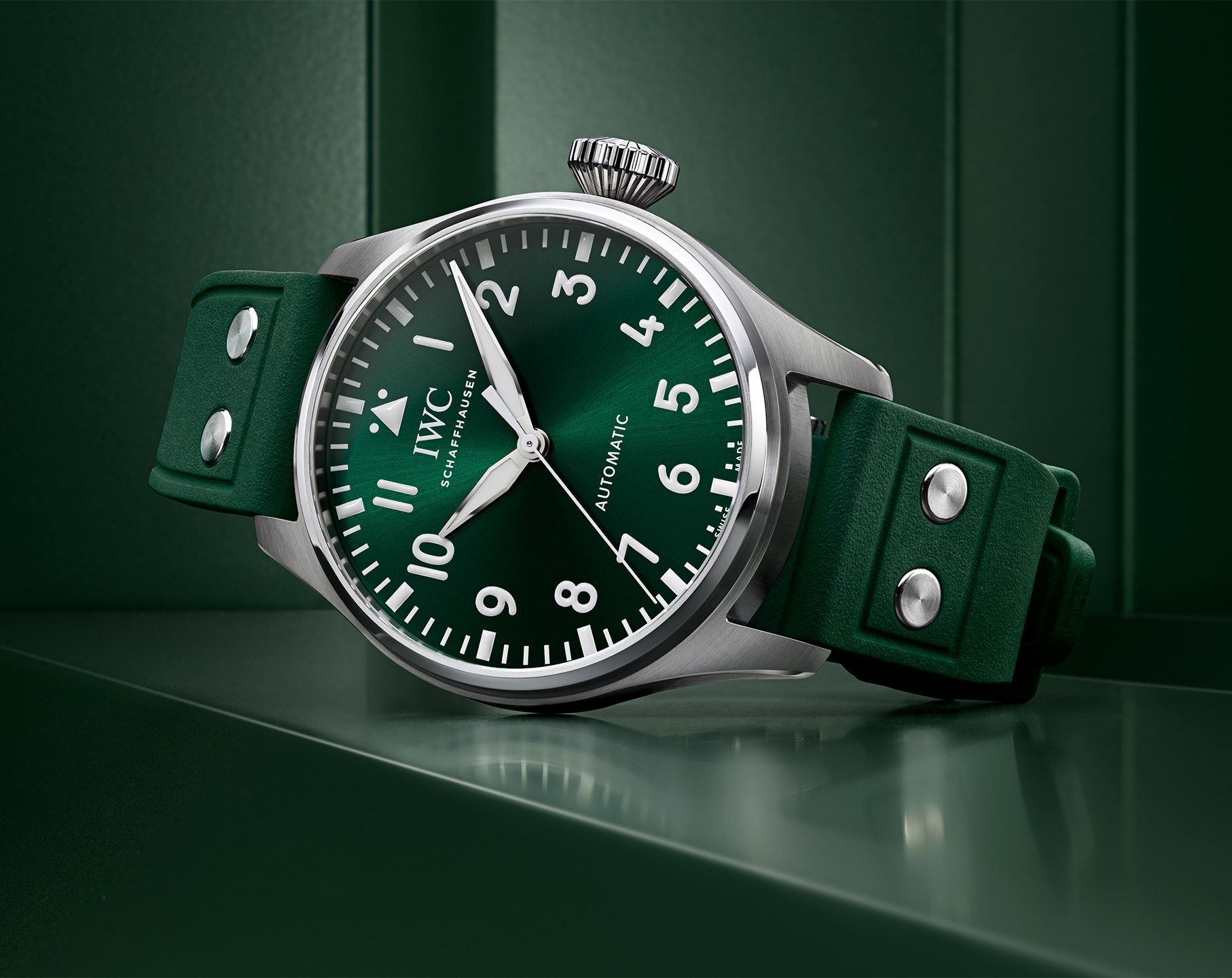 IWC Pilot’s Watches Classic Green Dial 43 mm Automatic Watch For Men - 6