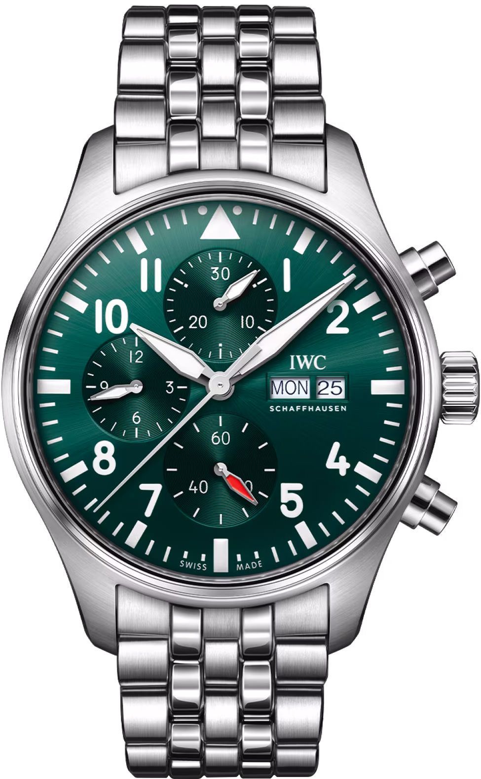 IWC Pilot’s Watches  Green Dial 43 mm Automatic Watch For Men - 1