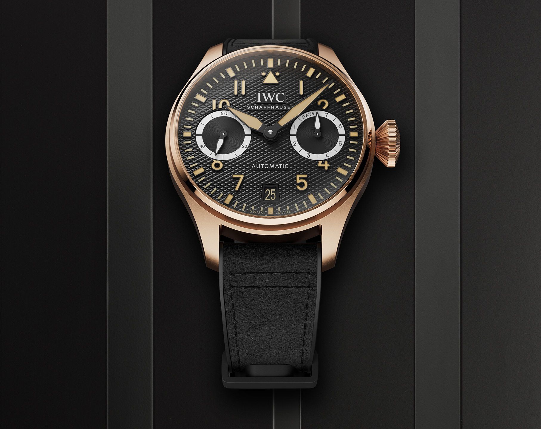 IWC Pilot’s Watches  Black Dial 46.2 mm Automatic Watch For Men - 9